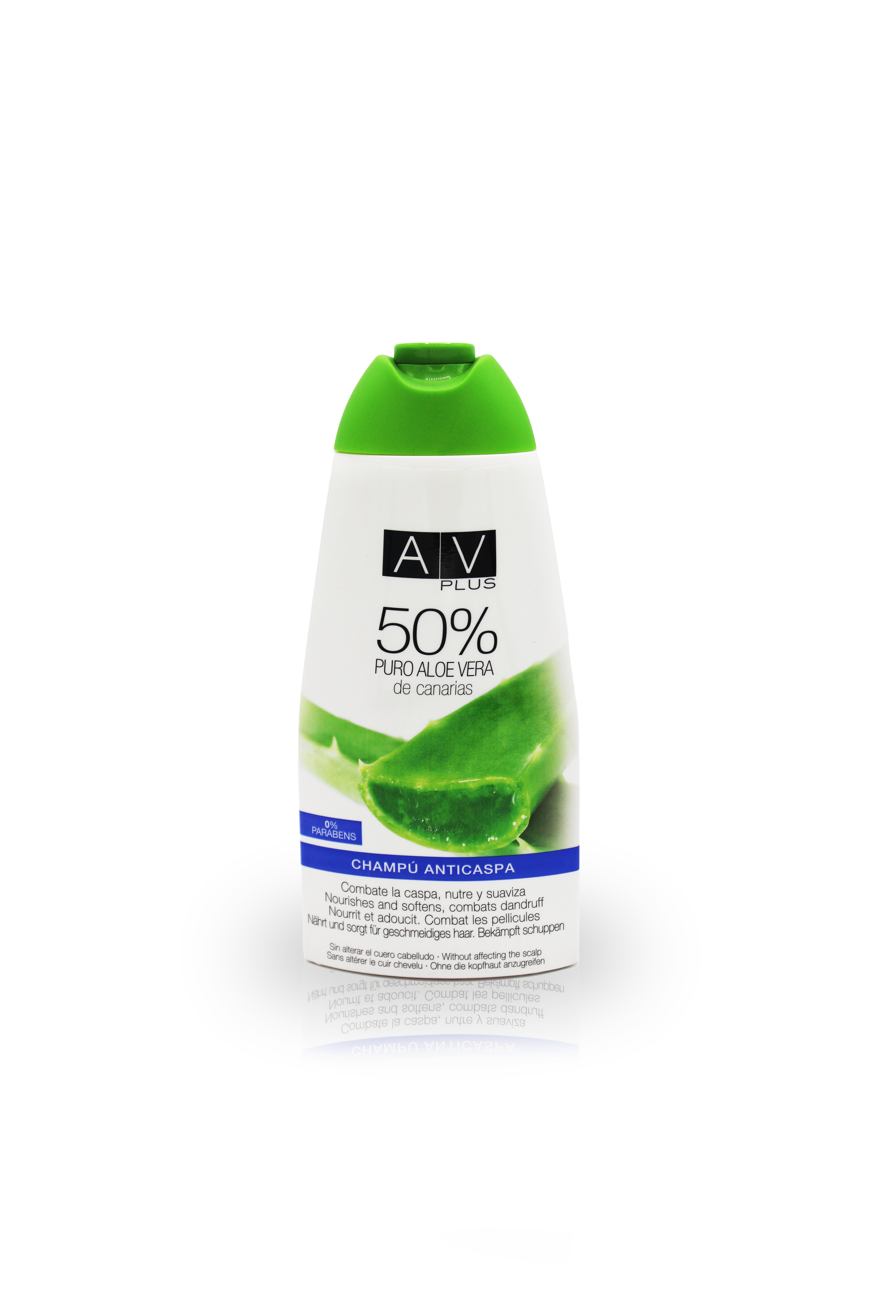 Champú Anticaspa AV PLUS 50% Aloe Vera