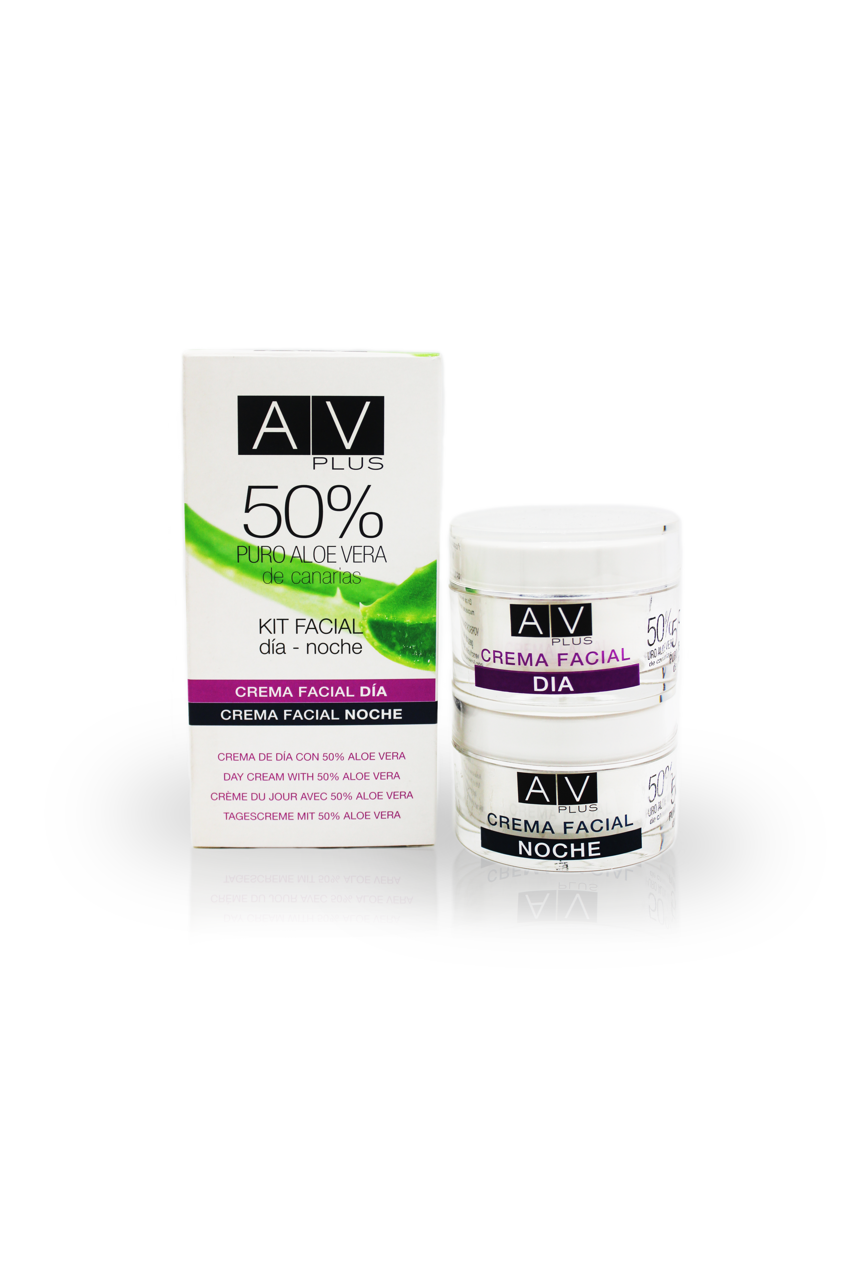 Pack dúo crema noche y crema día 50% Aloe Vera