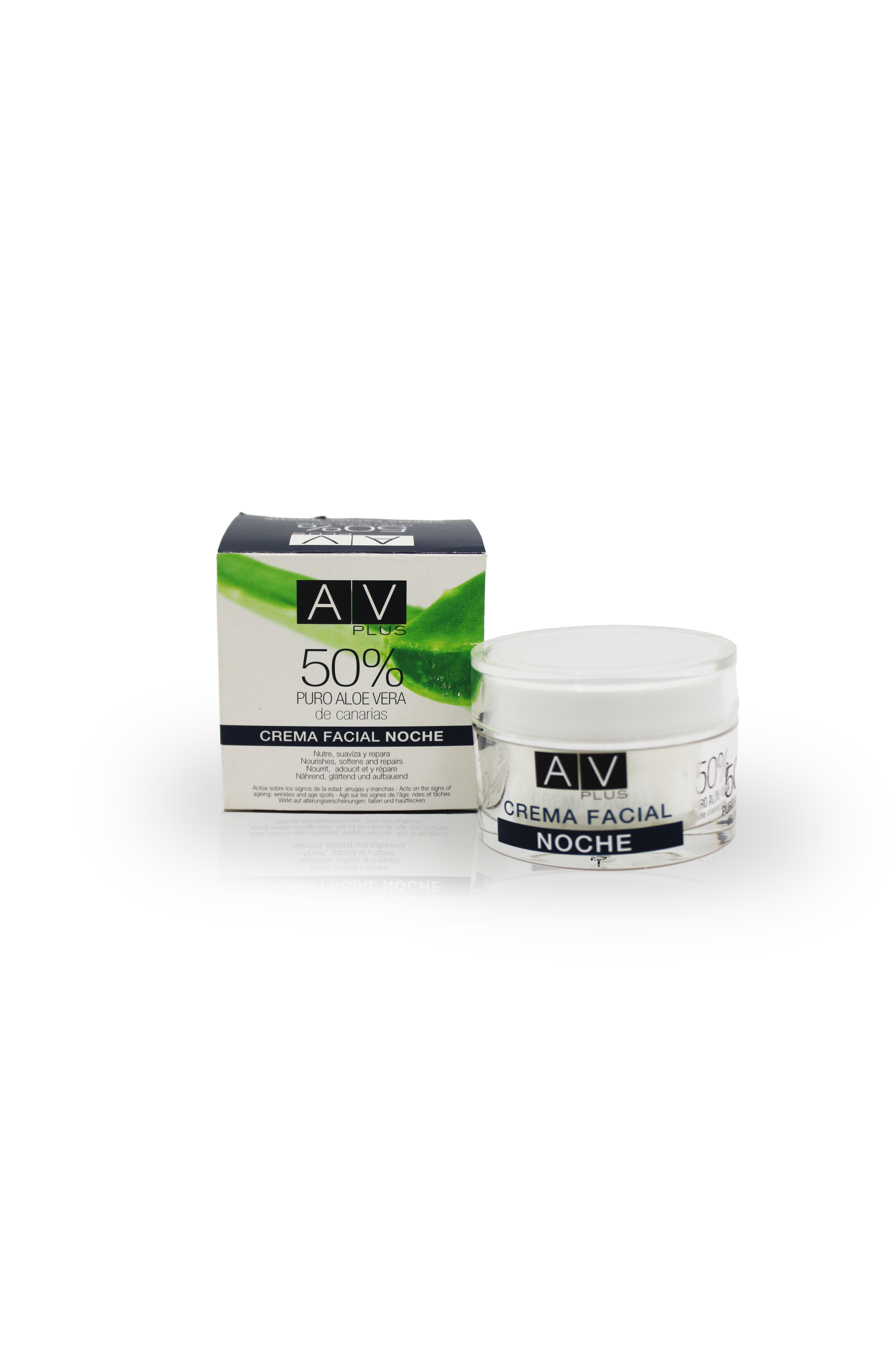 Crema de noche AV PLUS 50% Aloe Vera